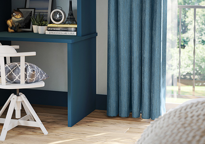 Cascade, Vivid Blue - Made to Measure Curtains - Image 5